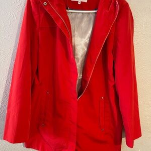 Calvin Klein Vibrant Red Utility Jacket